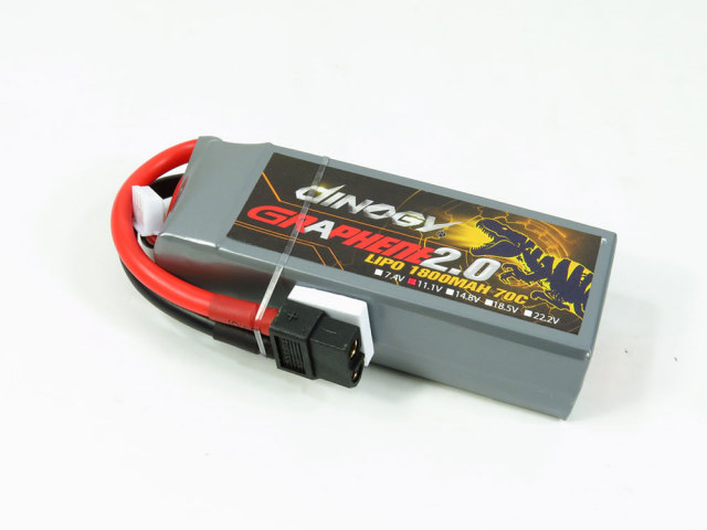 DINOGY ダイノジー Graphene 2.0 リポバッテリー 11.1V1800mAh 70C (LC-3S1800XT)FPVレーサーに最適