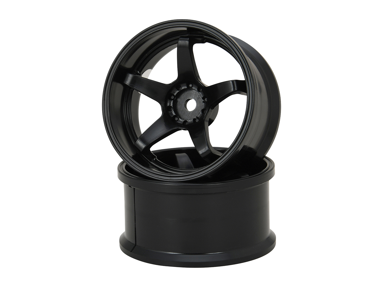 G-FORCE  ハイトラクションドリフト用ホイール（黒） N-Type Drift Wheel High Traction/+6/Black  GD050 ジーフォース