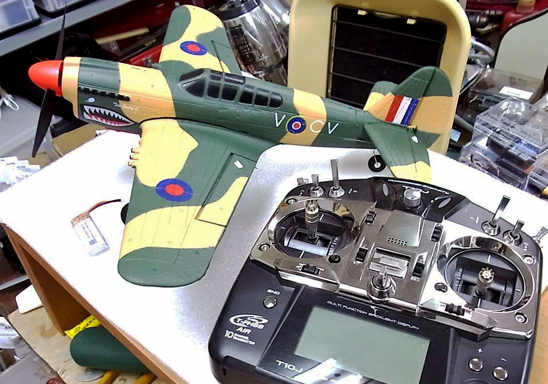 ハイテック XM 2.4GHz エアープレーン A220 P-40 ファイター［P-40 Fighter］100g未満 HITEC