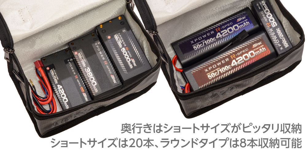 ハイテック リポバッテリー用収納ケース リポセーフティーバッグ [HITEC Lipo Safety Bag] HMJ500