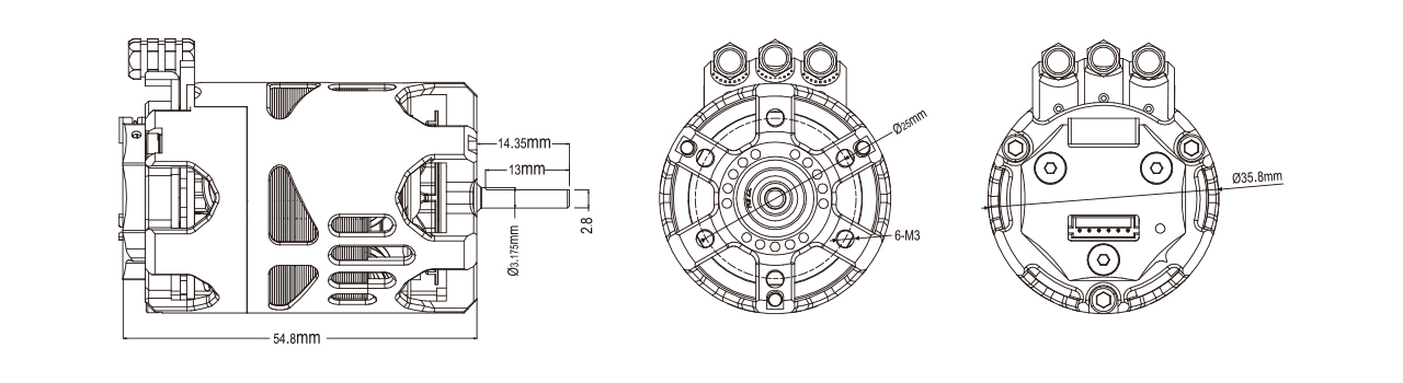 ジーフォース SHORYU 青龍 Drift Brushless Motor 10.5T G0905　G-FORCE