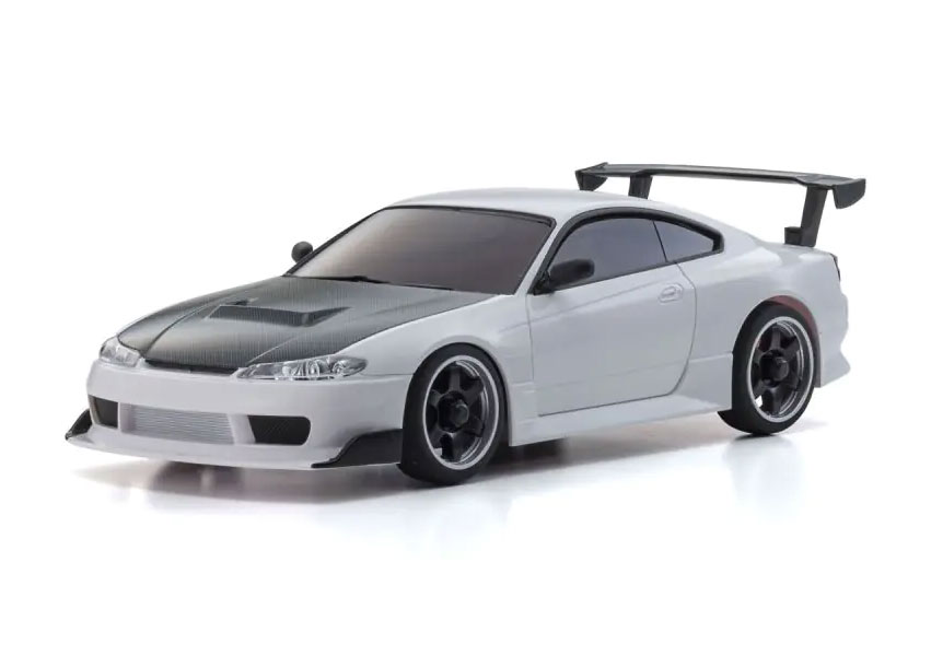 京商 ミニッツAWD 日産 シルビア S15 equipped with GTウイング ホワイト 32647W KYOSHO