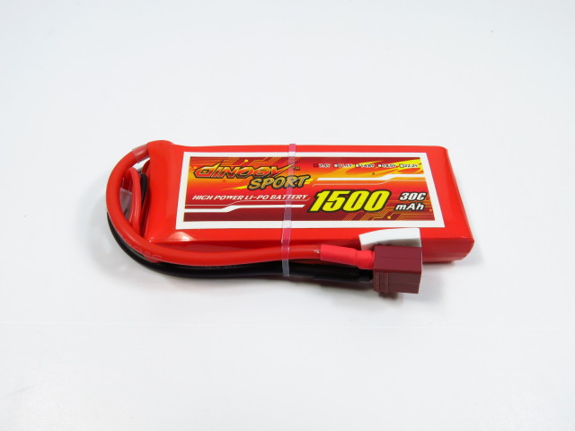 DINOGY ダイノジー リポバッテリー 7.4V1500mAh 30C (LC-2S1500D) 株式会社リトルベランカ ラジコン機器専門店