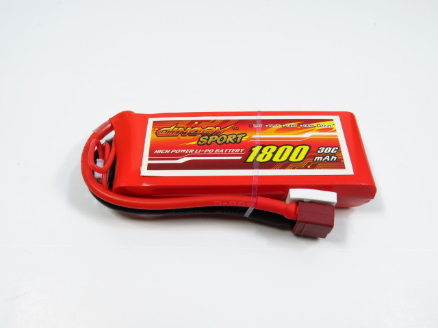 DINOGY ダイノジー リポバッテリー 7.4V1800mAh 30C (LC-2S1800D) 株式会社リトルベランカ ラジコン機器専門店