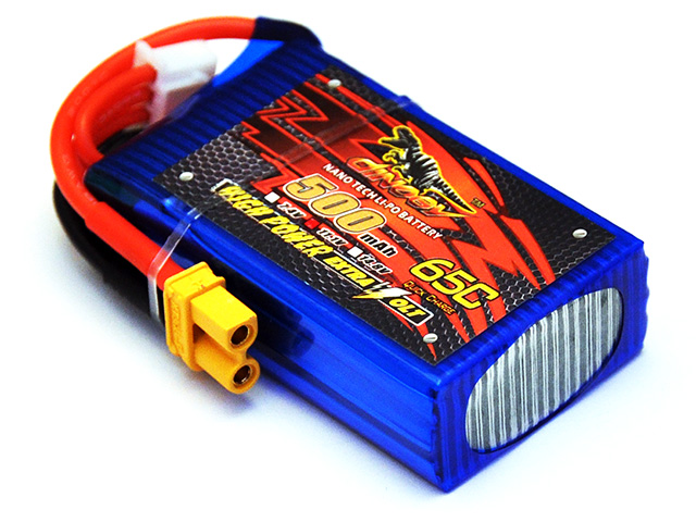 DINOGY ダイノジー リポバッテリー 11.1V500mAh 65C XT30 (LC-3S500H) ミニFPVレーサーに最適  株式会社リトルベランカ ラジコン機器専門店